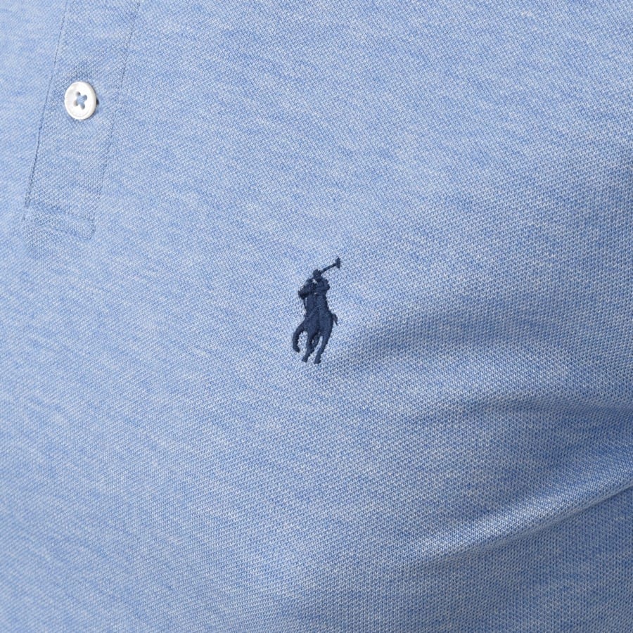 Alternative Image for ProductRalph Lauren Slim Fit Polo T Shirt Blue3